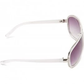 Aviator Women's R3008 Aviator Sunglasses - White - CH1176B6FH5 $63.63