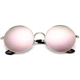 Oversized Oversized Retro Round Polarized Sunglasses for Women Circle Lens Large Frame 100% UV Protection - C218S5DQDTL $13.86