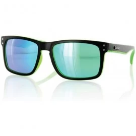 Sport Men's Golbin Polarized Sunglasses - Matt Black/Green Polarized Iridium - CH11W13NO2H $93.06