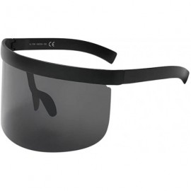 Goggle Unisex Vintage Sunglasses Retro Oversized Frame Eyewear - Multicolor a - CW19745G6SE $15.40