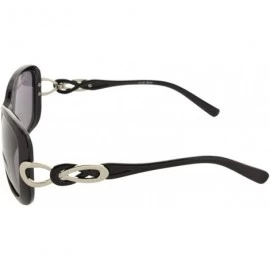 Butterfly Womens Bifocal Sunglasses Fashion Oversized - Black - CR1827RO8UN $14.62