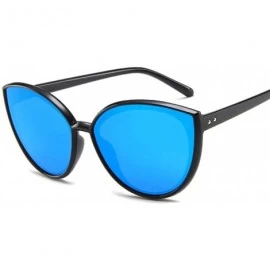 Aviator 2019 New Cat Eye Women Sunglasses Brand Designer Mirror Color Lens Men C1 - C2 - CE18XE93GEW $18.23