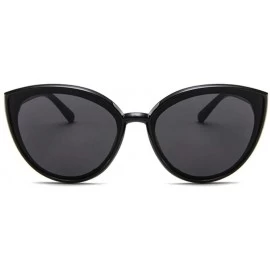 Aviator 2019 New Cat Eye Women Sunglasses Brand Designer Mirror Color Lens Men C1 - C2 - CE18XE93GEW $18.23