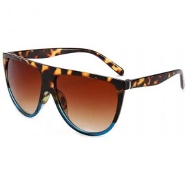 Aviator 2019 New Large Box Luxury Brand Design Sunglasses Ms. Men's Universal C6 - C6 - C218YZWOOE5 $18.42