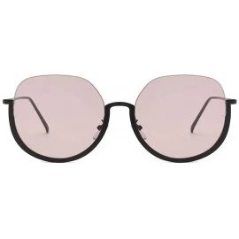 Oversized Fashion Man Women Irregular Shape Sunglasses Glasses Vintage Retro Style 2019 Fashion - Pink - CC18TL9GI2S $9.38