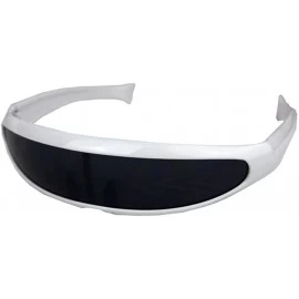 Oval Women Man Outdoor Fishtail Uni-Lens Sunglasses Riding Cycling Glasses Eyewear Classic Eye - Multicolor 5 - CL18S5I8XNR $...