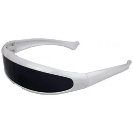 Oval Women Man Outdoor Fishtail Uni-Lens Sunglasses Riding Cycling Glasses Eyewear Classic Eye - Multicolor 5 - CL18S5I8XNR $...