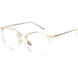 Aviator Vintage Optical Non Prescription Eyeglasses - B - CD199SD6O38 $8.25