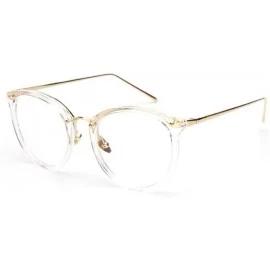 Aviator Vintage Optical Non Prescription Eyeglasses - B - CD199SD6O38 $8.25