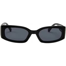 Wrap Classic Design Sunglasses Unisex Lightweight Fashion Sunglasses Square Sunglasses - Black - C618TM5706Q $17.78