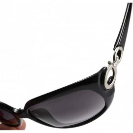 Oval Polarized Sunglasses of Women's Antiglare Anti-ultraviolet Fishing Riding Baseball Driving Glasses Classic Oval - CA18WI...