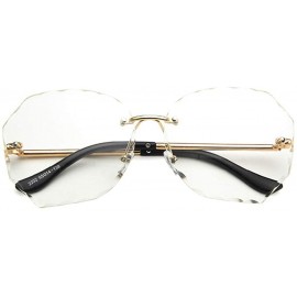 Square Unisex Sunglasses Fashion Pink Drive Holiday Polygon Non-Polarized UV400 - White - CO18RH6T9UD $10.05