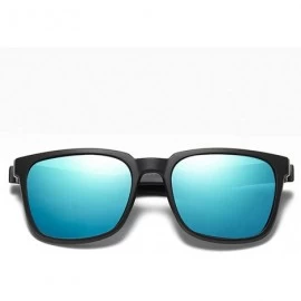 Square Men Square Sunglasses Driving Tr90 Polarized Sun Glasses for Men TAC1.1 Gift Items Male - Blue Mirror - C718A7CX5T4 $9.68
