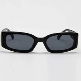 Wrap Classic Design Sunglasses Unisex Lightweight Fashion Sunglasses Square Sunglasses - Black - C618TM5706Q $9.70