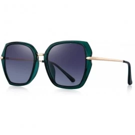 Oversized Polarized Sunglasses for Women-UV400 Lens Sunglasses for Female Ladies Fashionwear Polarized Sun Eye Glass - C518RX...
