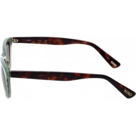 Wayfarer Designer Sunglasses X2332 in Blue with Brown Lenses - CU11CWIME1N $38.29