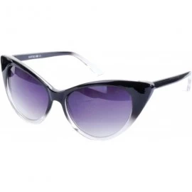 Cat Eye Classic Cat Eye Sunglasses - Black Ombre - CX199QCDXX8 $10.75