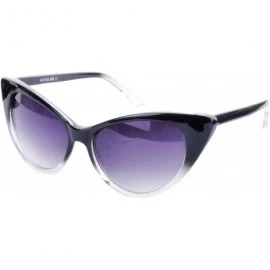Cat Eye Classic Cat Eye Sunglasses - Black Ombre - CX199QCDXX8 $27.23