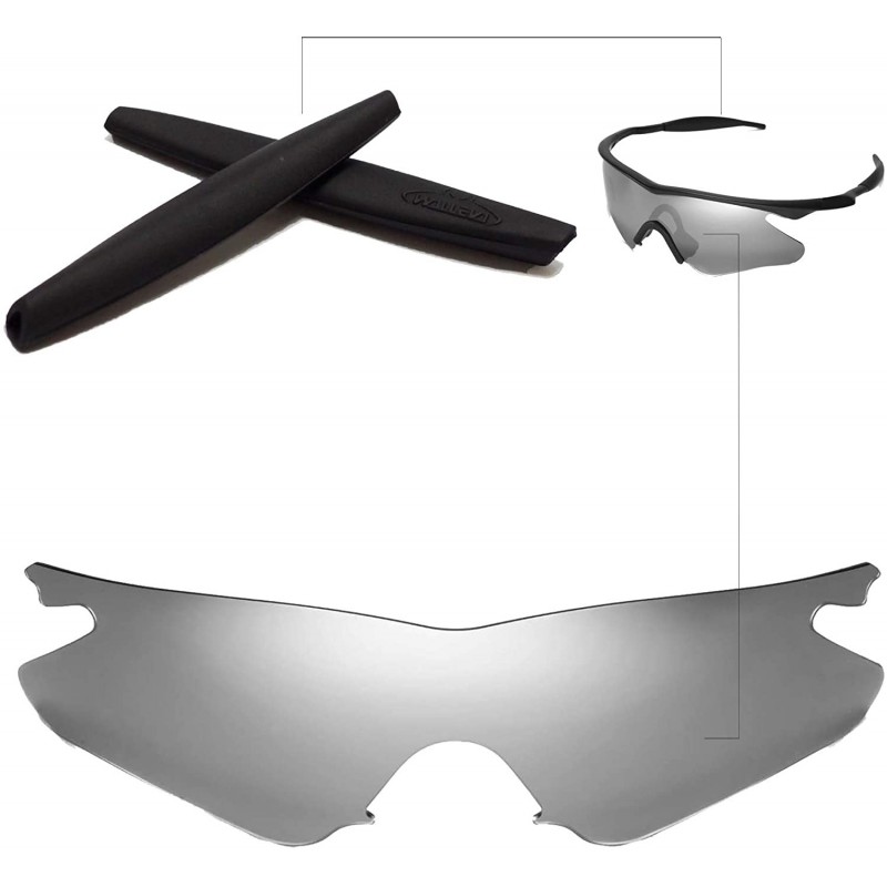Shield Replacement Lenses + Rubber for Oakley M Frame Heater - 34 Options Available - CQ1265HALFB $24.09