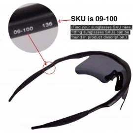 Shield Replacement Lenses + Rubber for Oakley M Frame Heater - 34 Options Available - CQ1265HALFB $24.09