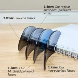 Shield Replacement Lenses + Rubber for Oakley M Frame Heater - 34 Options Available - CQ1265HALFB $24.09