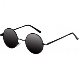 Round Vintage Round Sunglasses John Lennon Style Steampunk with Polarized Lenses for Retro Women and Men - C511LMWYDPZ $11.66