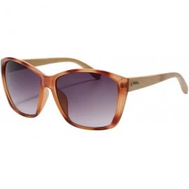 Sport Women's Sunglasses Lightweight Eyewear UV400 Protection Sunglasses-6501 - Transparent Brown - CT183YDZIOG $12.85