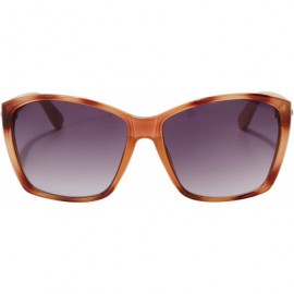 Sport Women's Sunglasses Lightweight Eyewear UV400 Protection Sunglasses-6501 - Transparent Brown - CT183YDZIOG $23.61