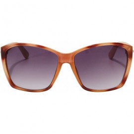 Sport Women's Sunglasses Lightweight Eyewear UV400 Protection Sunglasses-6501 - Transparent Brown - CT183YDZIOG $12.85