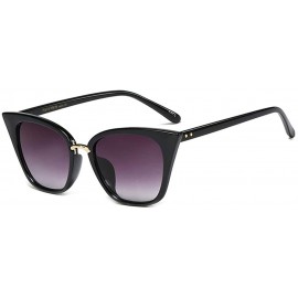 Cat Eye Classic Sunglasses Polarized Protection - Gray - CZ19849S05H $23.12