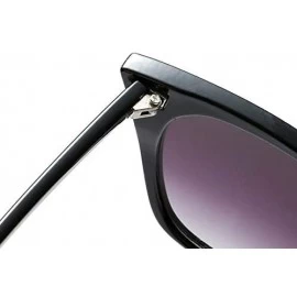 Cat Eye Classic Sunglasses Polarized Protection - Gray - CZ19849S05H $11.26
