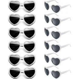 Wayfarer Dozen Pack Heart Sunglasses Party Favor Supplies Holiday Accessories Collection - Adult White - CX18G7EEDW4 $35.70