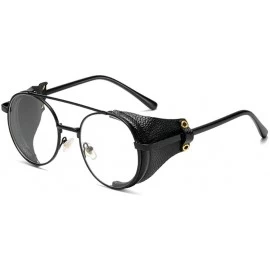 Oversized Fashion Steampunk Sunglasses Brand Designer Women Men Vintage Round Sun Glasses Luxury Sunglass UV400 Eyewear - 6 -...