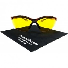 Wrap Eschenbach Comfort Yellow Sunglasses - 70% Transmission - Style Wrap with Microfiber Cloth - CQ18AAMCMKR $83.09