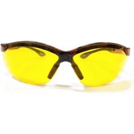 Wrap Eschenbach Comfort Yellow Sunglasses - 70% Transmission - Style Wrap with Microfiber Cloth - CQ18AAMCMKR $43.73
