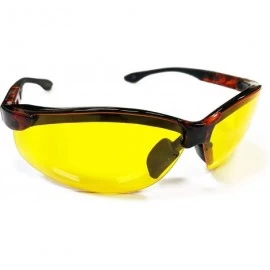 Wrap Eschenbach Comfort Yellow Sunglasses - 70% Transmission - Style Wrap with Microfiber Cloth - CQ18AAMCMKR $43.73