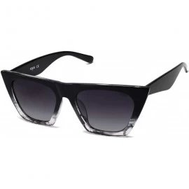 Rectangular Retro Square Cateye Polarized Women Sunglasses Trendy Style BELLA SJ2115 - CZ199LGY32C $14.76