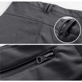 Sport Men's Ski Pants-Snow Ski Tactical Fleece Lining Softshell Winter Pants Trousers - Sand - CU18OSM02H4 $59.90
