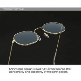 Goggle Square Sunglasses Women Shades Retro Classic Vintage Sun Glasses 100% UV400 Protection Eyewear - Gold Deep Green - C31...