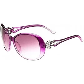 Goggle Sunglasses Vintage Glasses Shades Eyewear Retro Oversized Square Sunglasses for Women with Flat - B - CB19075LZQA $16.26