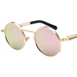 Rimless Sunglasses Men'S Tide Spring Metal Mirror Legs Personality Sunglasses Female Reflective Sunglasses - C618X7MN96D $33.64