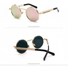 Rimless Sunglasses Men'S Tide Spring Metal Mirror Legs Personality Sunglasses Female Reflective Sunglasses - C618X7MN96D $33.64