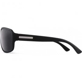 Wrap Polarized Sports Sunglasses for Men Baseball Running Cycling Fishing Driving Golf Softball Hiking Sun Glasses - CJ192W54...
