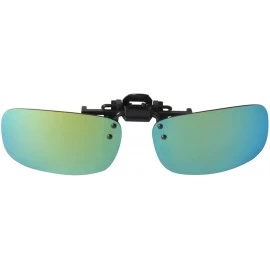 Sport Polarized Men Women Outdoor Sport Clip on Flip up Driving Sunglasses - Green Lsp101 - CU11MNV6R4J $28.85