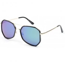 Goggle The rims of Bailey Sunglasses - Purplegreen - CF18WQ6ZU3E $19.99
