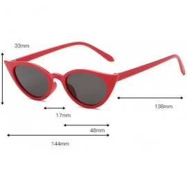 Goggle Women Man Vintage Cat Eye Irregular Shape Sunglasses-Eyewear Retro Unisex - G - CP18Q537M4Q $10.76