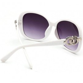 Goggle Fashion UV Protection Glasses Travel Goggles Outdoor Sunglasses Sunglasses - White - CX1992NRH7X $25.10