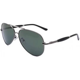 Round Polarized Sunglasses for Men - Overlooked Winter UV Bloack Lens - Anit-Snow White Reflect - C818QGU7WS0 $19.24