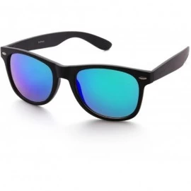 Aviator Classic Sunglasses Protection Mirrored - Revo Green Mirrored - C412E5OITTH $19.42