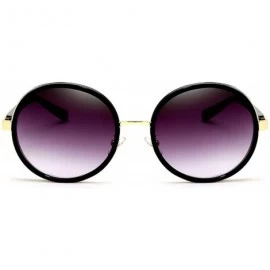 Goggle Gothic Steampunk Round Sunglasses Mujer Mirror Goggle Luxury Fashion Sun Glasses Women Vintage Oculos FeShades - CZ198...